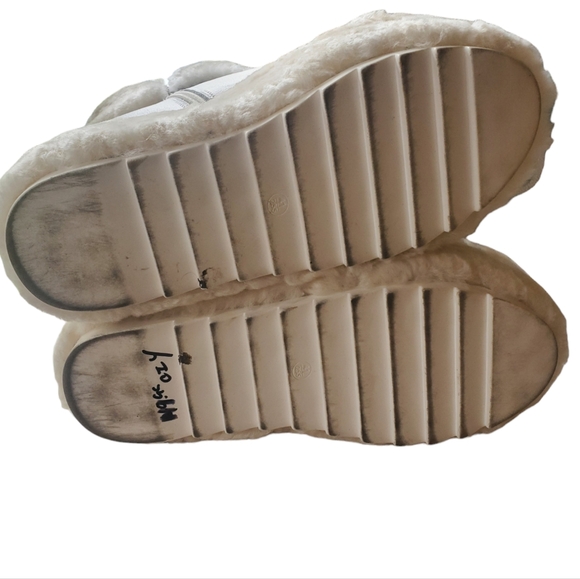 Anthony Wang WTF Shearling leather wedge platform boots Booties - Picture 6 of 13